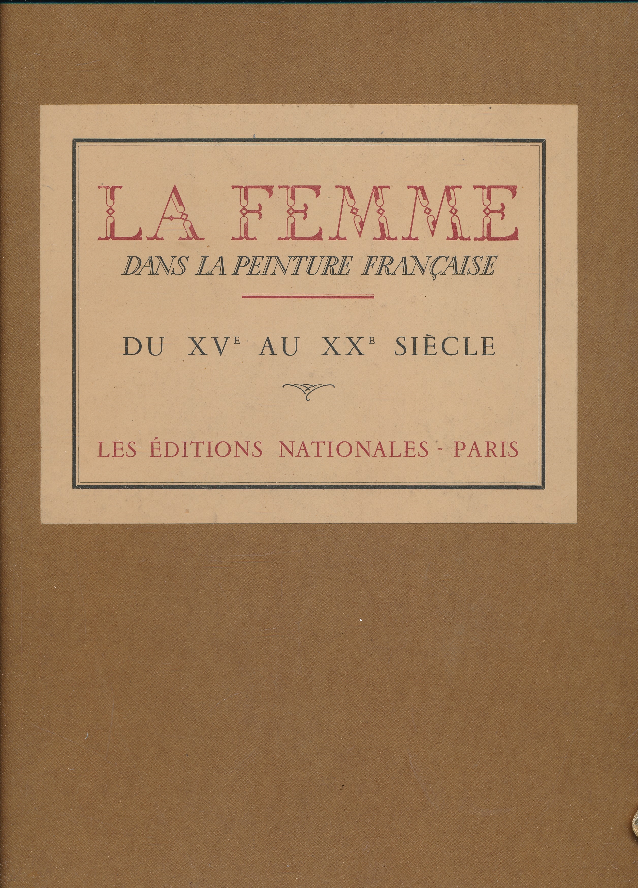 La femme dans la peinture française du XVe au XXe …