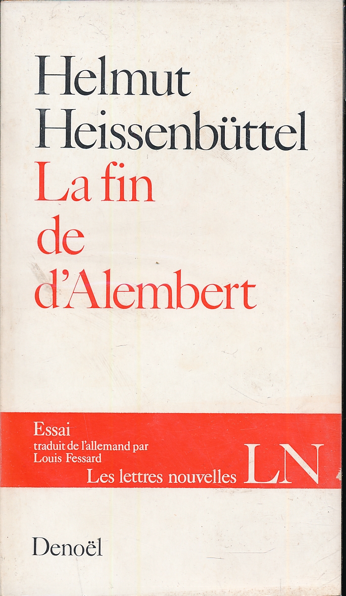 La fin de d'Alembert