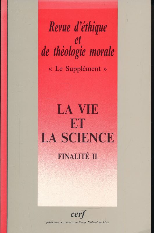 La vie et la science. Finalité II