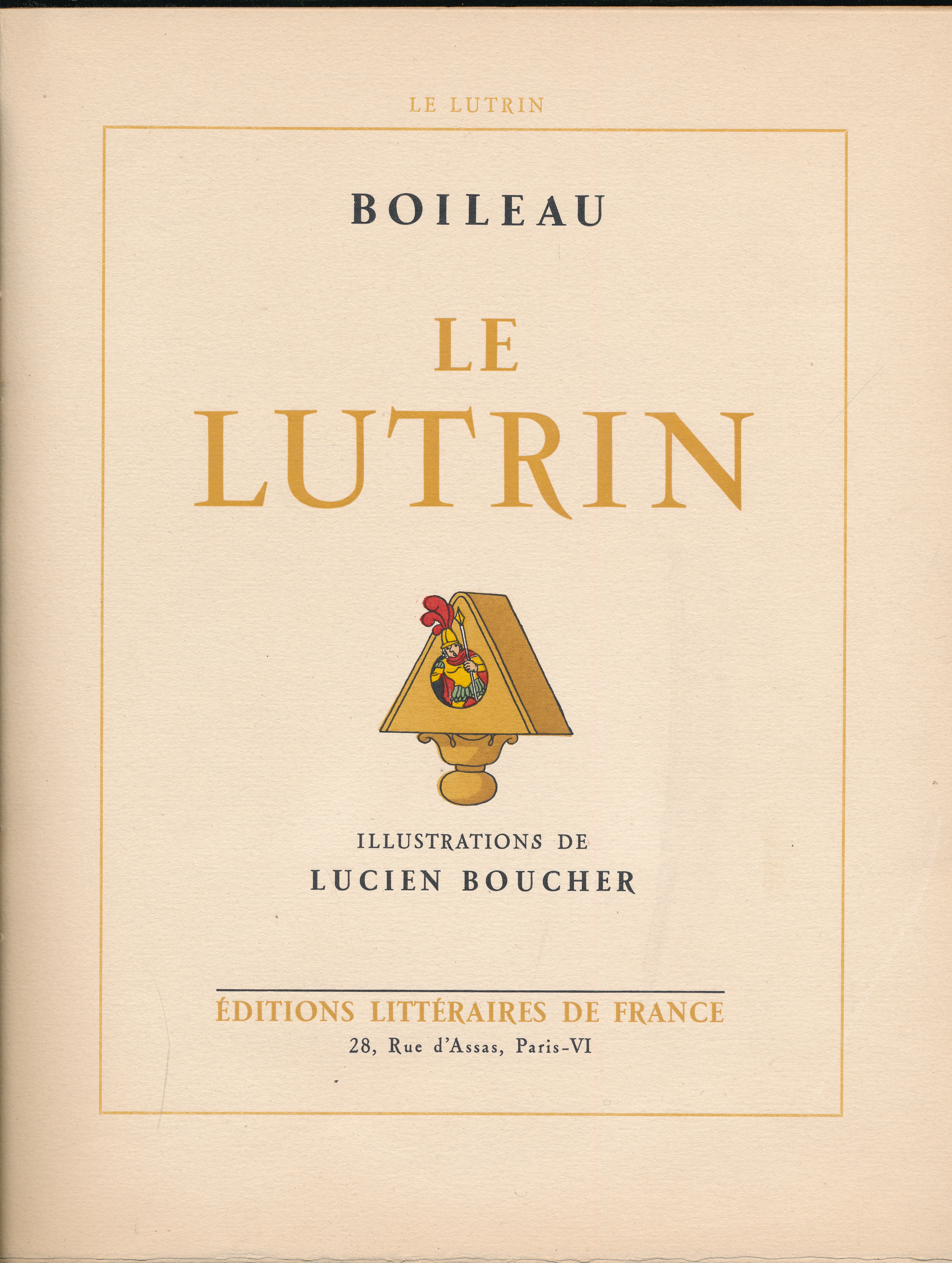 Le lutrin
