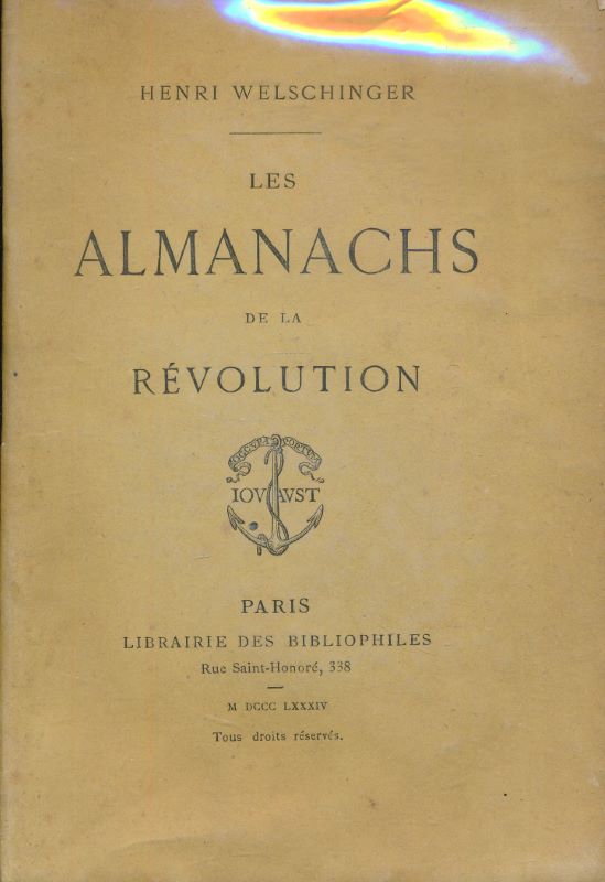 Les almanachs de la Révolution