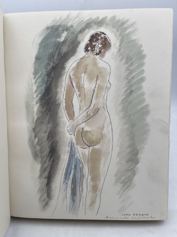 Les amies - filles. Lithographies de Jean Berque