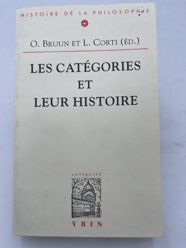 Les catégories et leur histoire