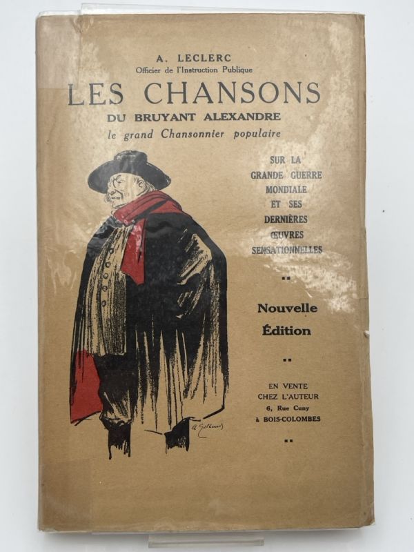 Les chansons du Bruyant Alexandre. Le grand chansonnier populaire sur …