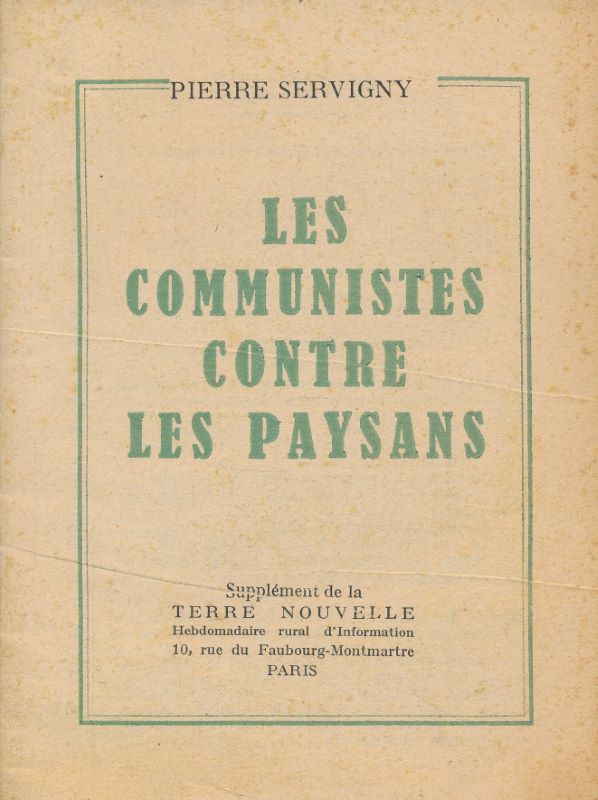 Les communistes conre les paysans