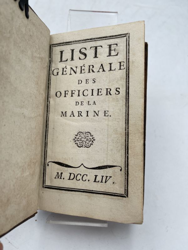 Liste générale des Officiers de la Marine suivie de Liste …