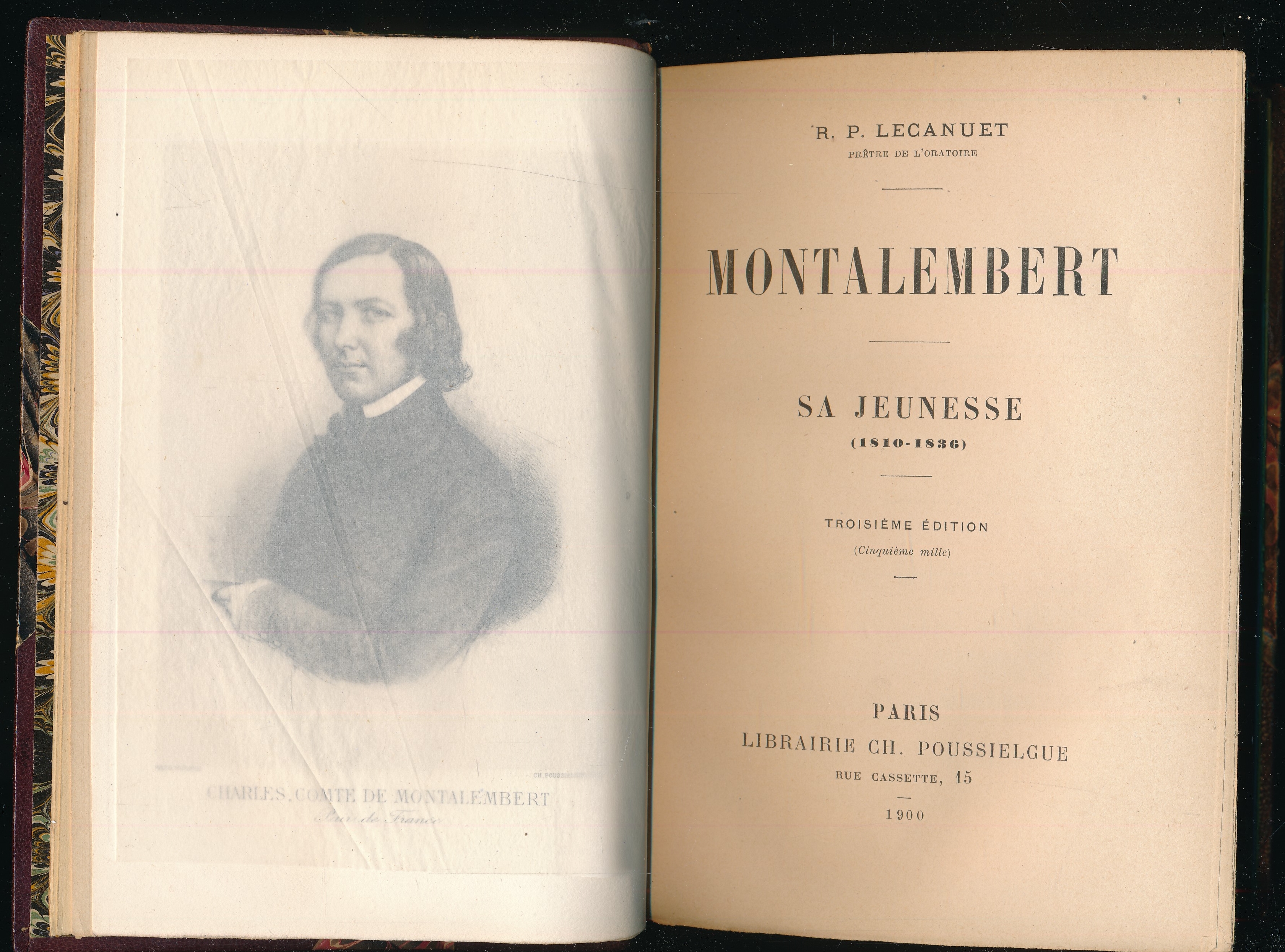 Montalembert. Sa jeunesse (1810 - 1836)