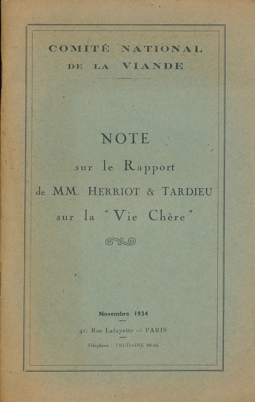 Note sur le rapport de MM. Herriot et Tardieu sur …