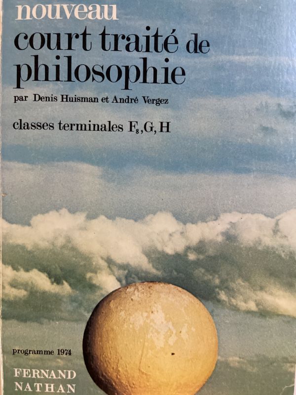 Nouveau cours traité de philosophie. Classe terminale F8, G, h