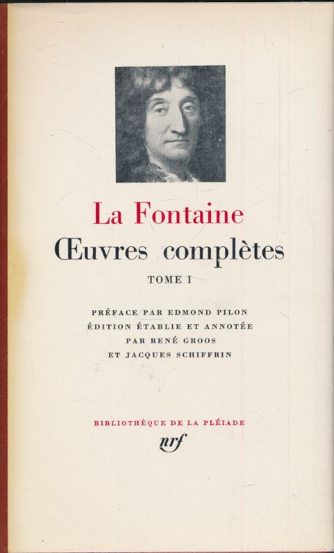 Oeuvres complètes. Tome I seul