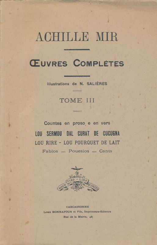 Oeuvres complètes. Tome III. Countes en proso, e en vers. …