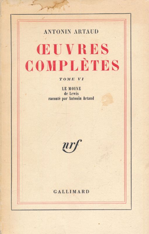 Oeuvres complètes. Tome VI. Le moine de Lewis raconté par …