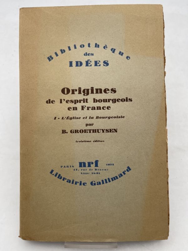 Origines de lesprit bourgeois en France