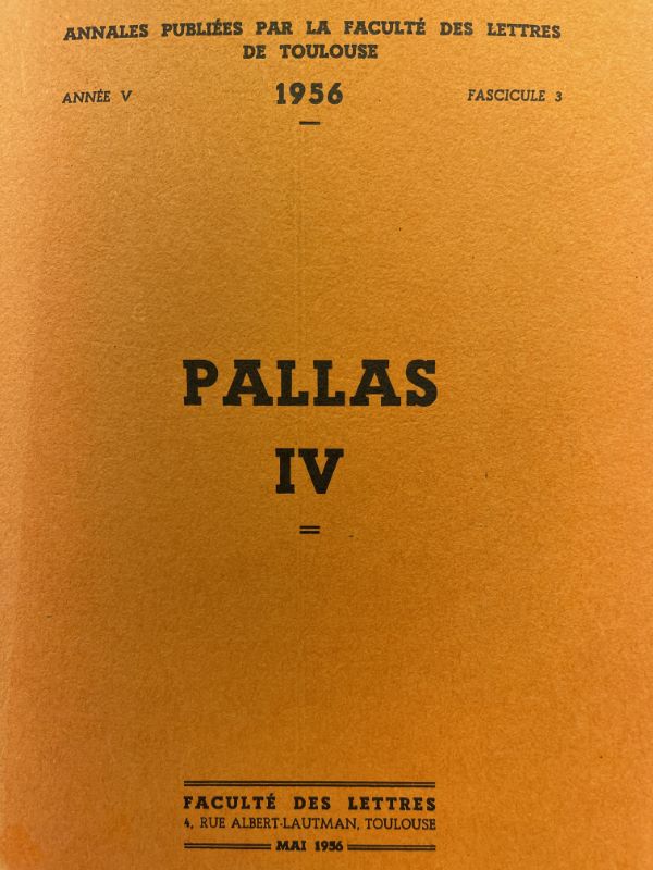 PALLAS . IV. Fascicule 3.