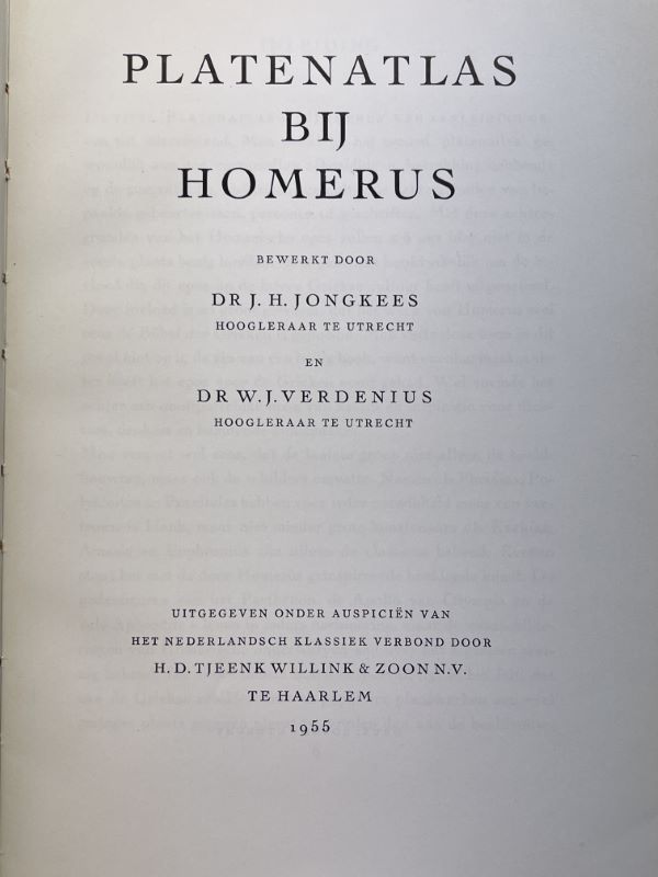 Platenatlas bij Homerus