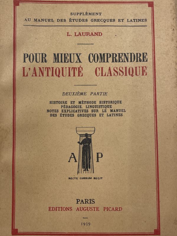 POUR MIEUX COMPRENDRE L'ANTIQUITE CLASSIQUE . 2° PARTIE : HISTOIRE …