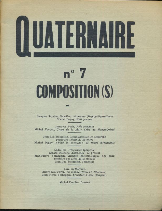 Quaternaire. N°7.Composition (s)