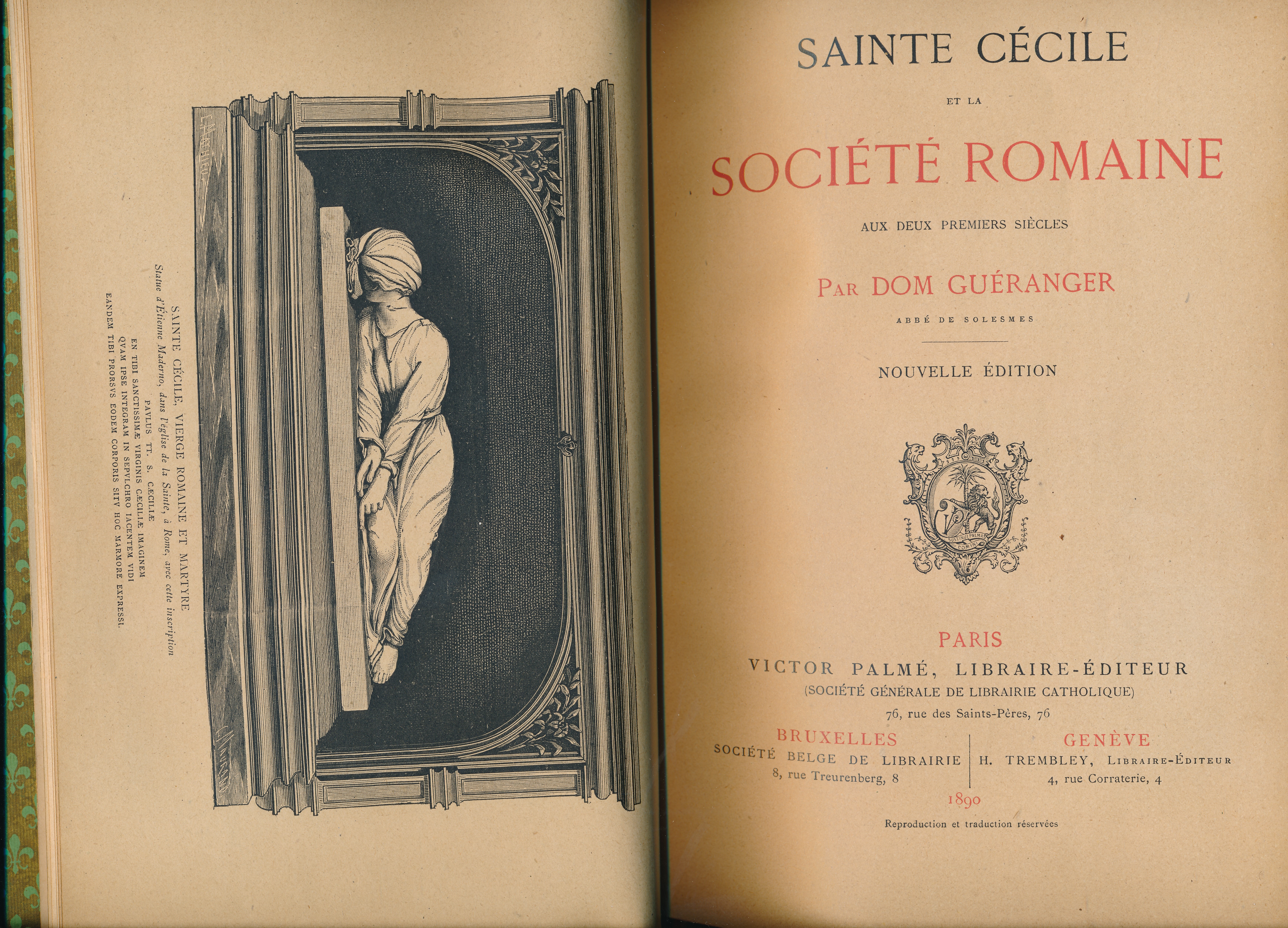 Sainte Cécile et la société Romaine aux deux premiers siècles