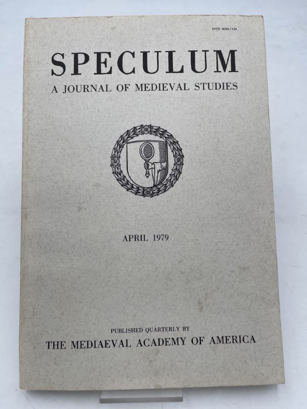 Speculum. A journal of medieval studies. April 1979