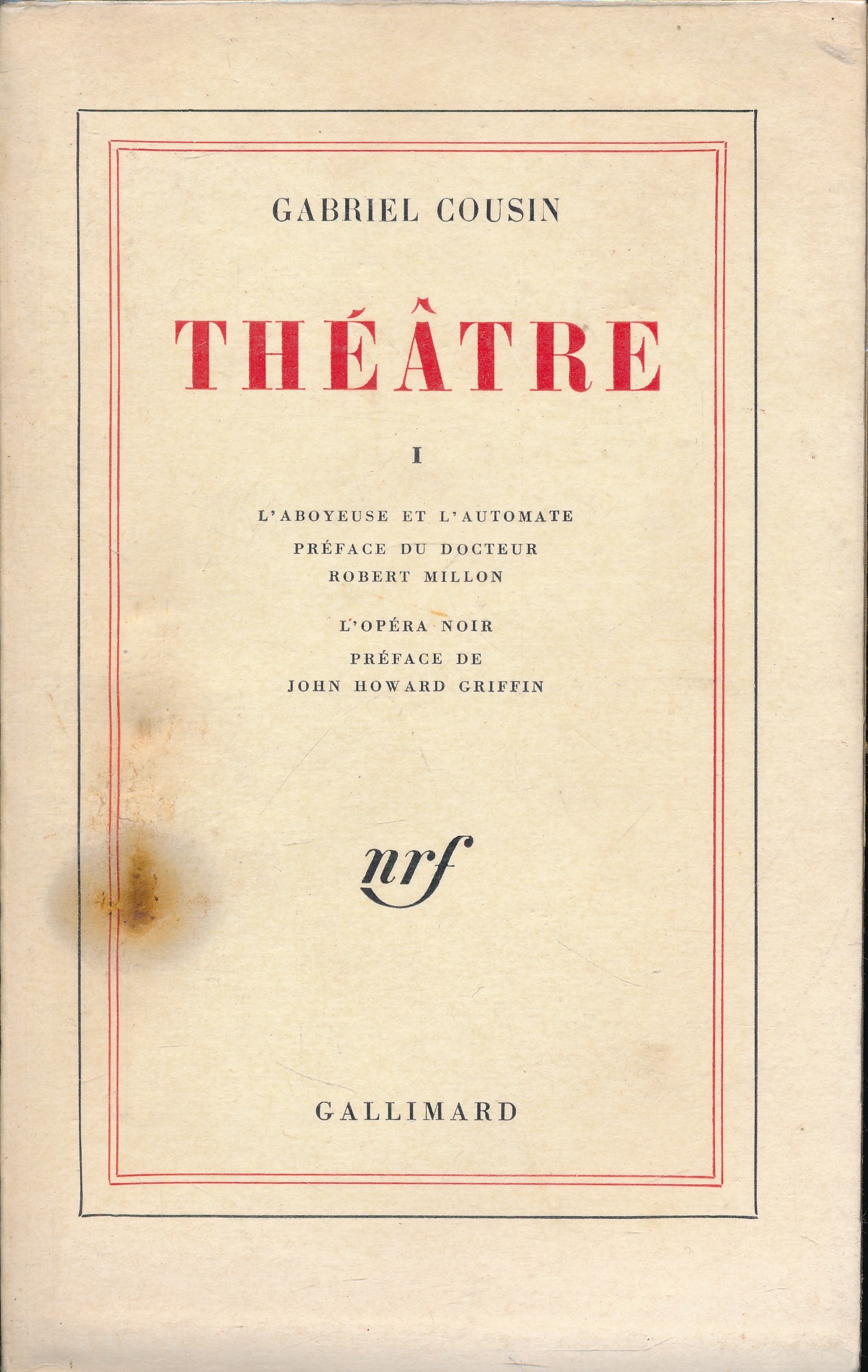 Théâtre. I