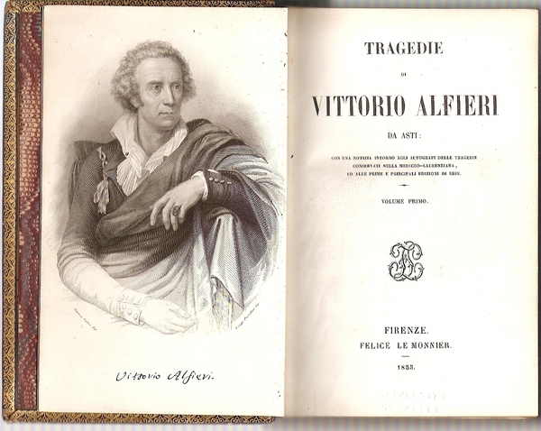 Tragedie di Vittorio Alfieri da Asti