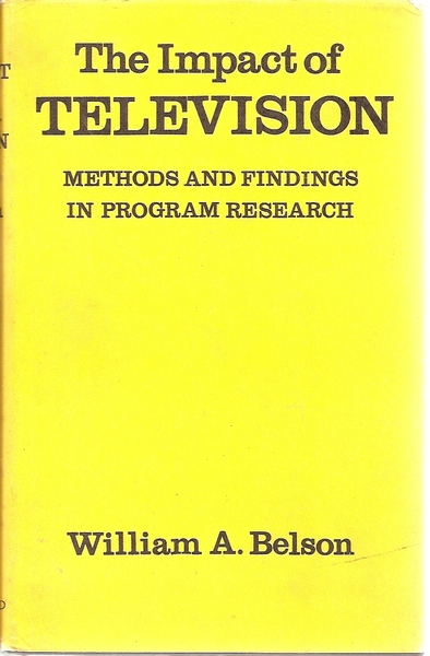 The Impact of Television Methods and Findings in Program Research