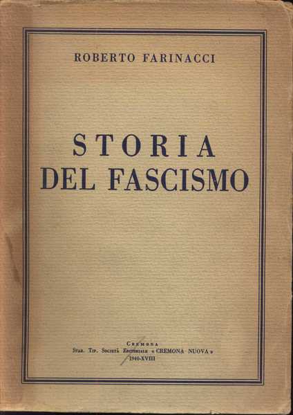 Storia del Fascismo