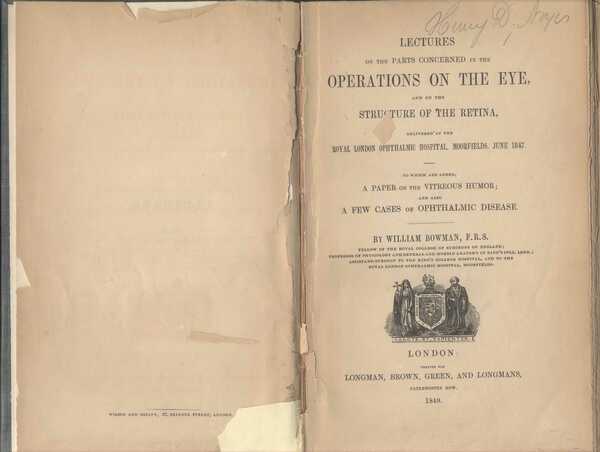 Lectures on the Parts Concerned in the Operations of the …