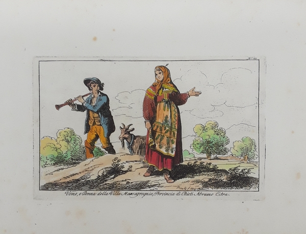 Uomo, e donna della Villa Masagrognia, Provincia di Chieti, Abruzzo …