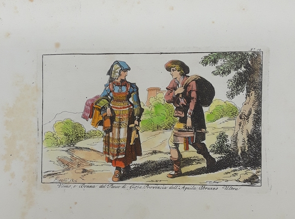 Uomo, e donna del Paese di Gioia, Provincia dell’Aquila, Abruzzo …