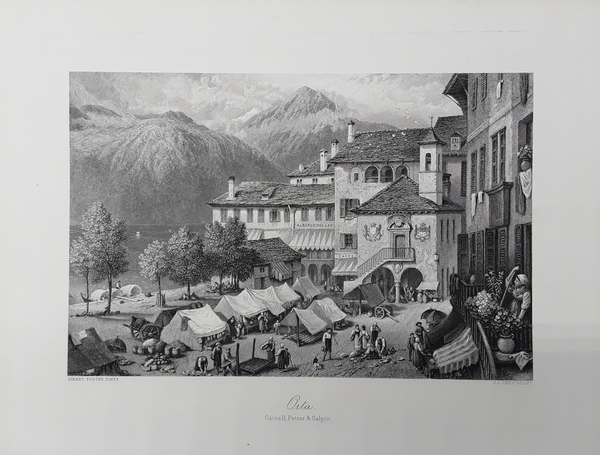 Orta. Incisione in acciaio. FOSTER - CREW, 1860 ca.