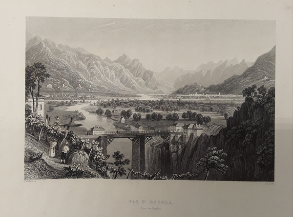 Val D’Ossola. Acciaio. BARTLETT, 1837.