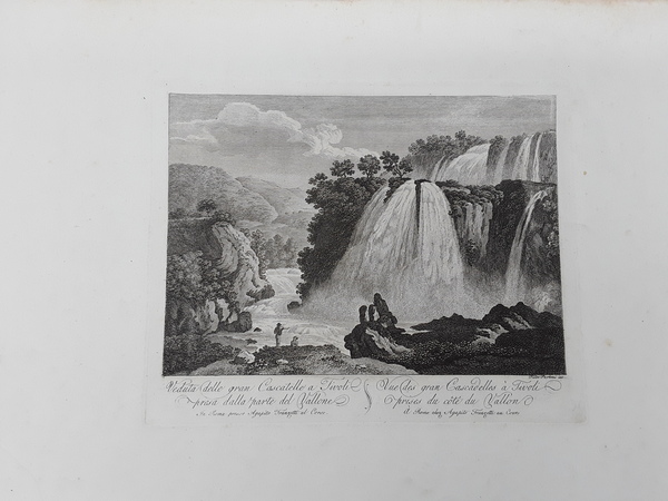 Veduta delle gran Cascatelle a Tivoli presa dalla parte del …