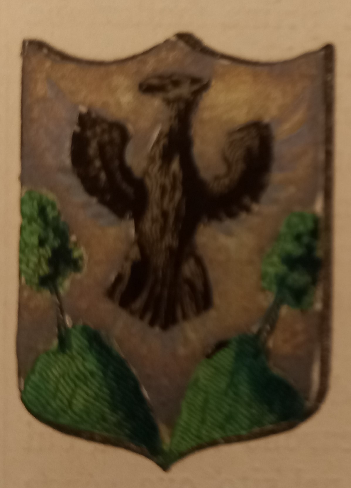 ALCAMO (TP). Stemma miniato. 2 pagg. di testo.