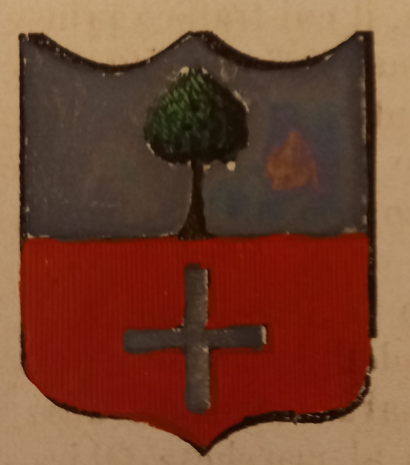 BUSSOLINO GASSINESE (TO). Stemma miniato. 1 pag. di testo.