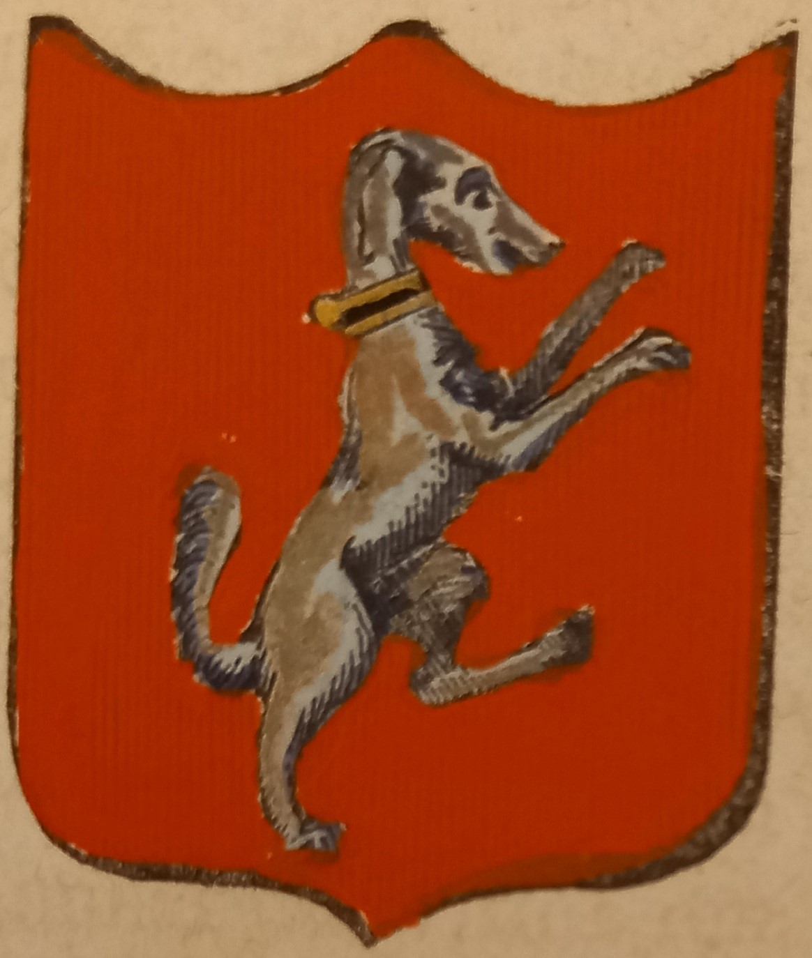 CAMPIGLIA MARITTIMA (PI). Stemma miniato. 2 pagg. di testo.