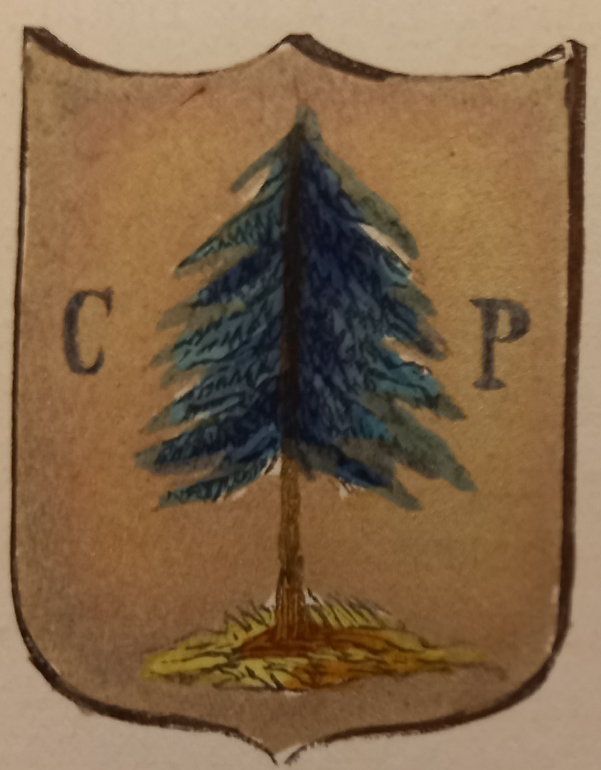 CARPIGNANO SALENTINO (LE). Stemma miniato. 1 pag. di testo.