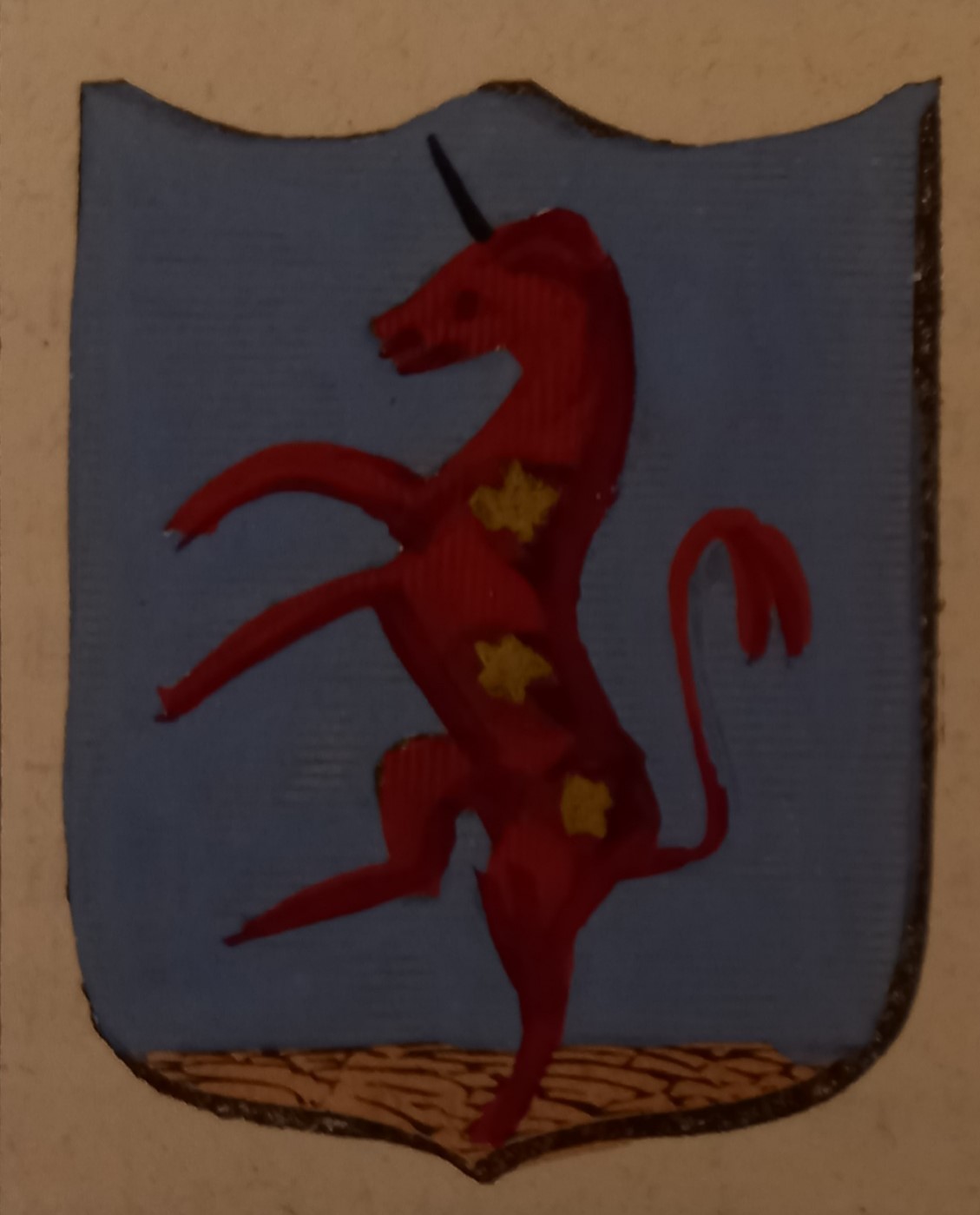 CASSANO ALLO IONIO (CS). Stemma miniato. 2 pagg. di testo.