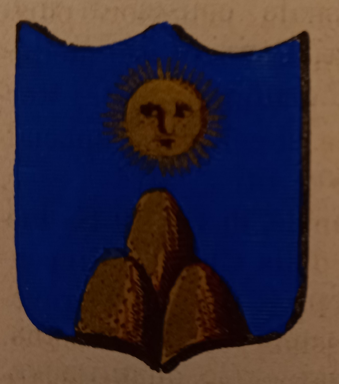 CASTEL S. NICOLO’ (AR). Stemma miniato. 2 pagg. di testo.