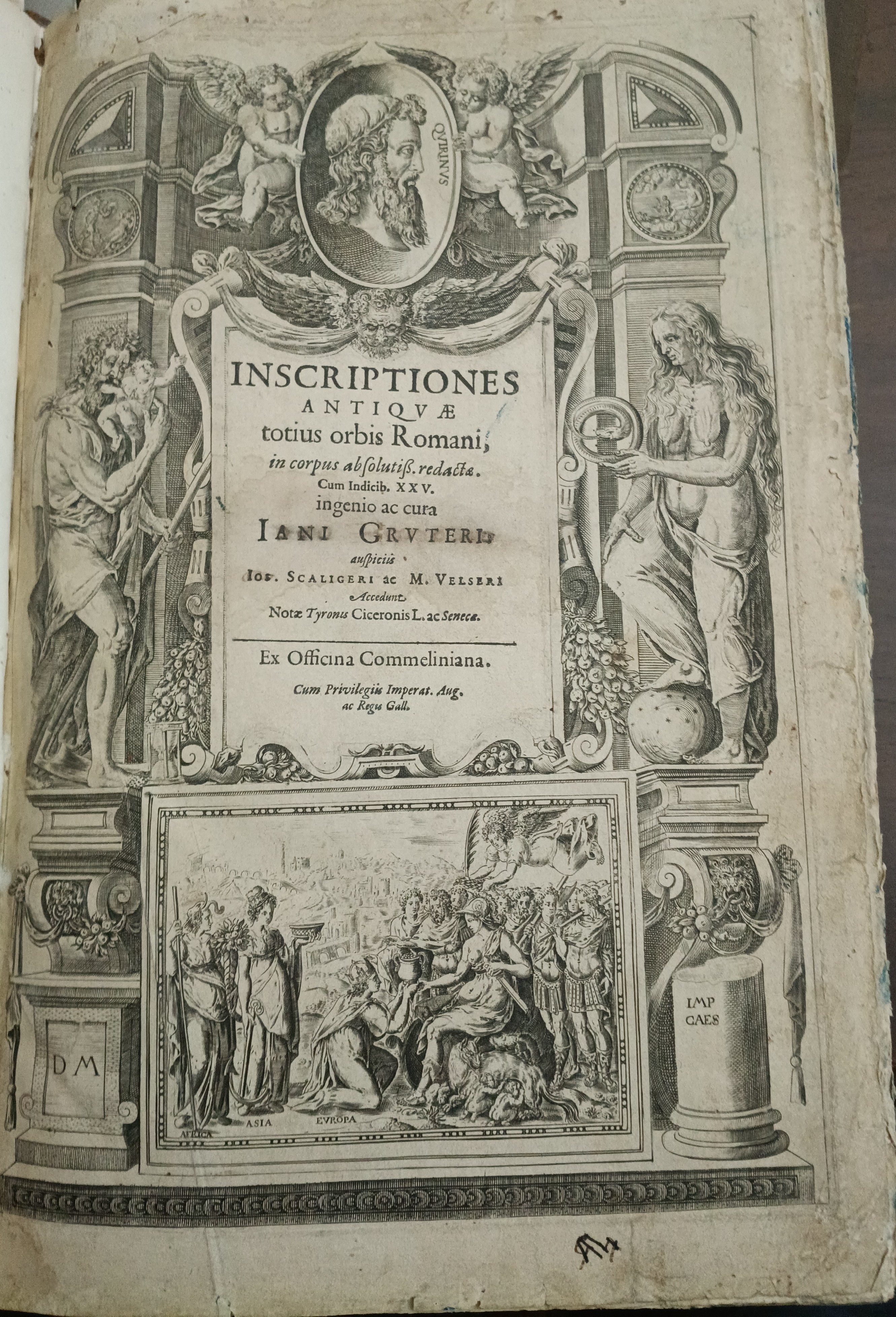 Inscriptiones Antiquae Totius Orbis Romani in corpus absolutiss. redactae. Cum …