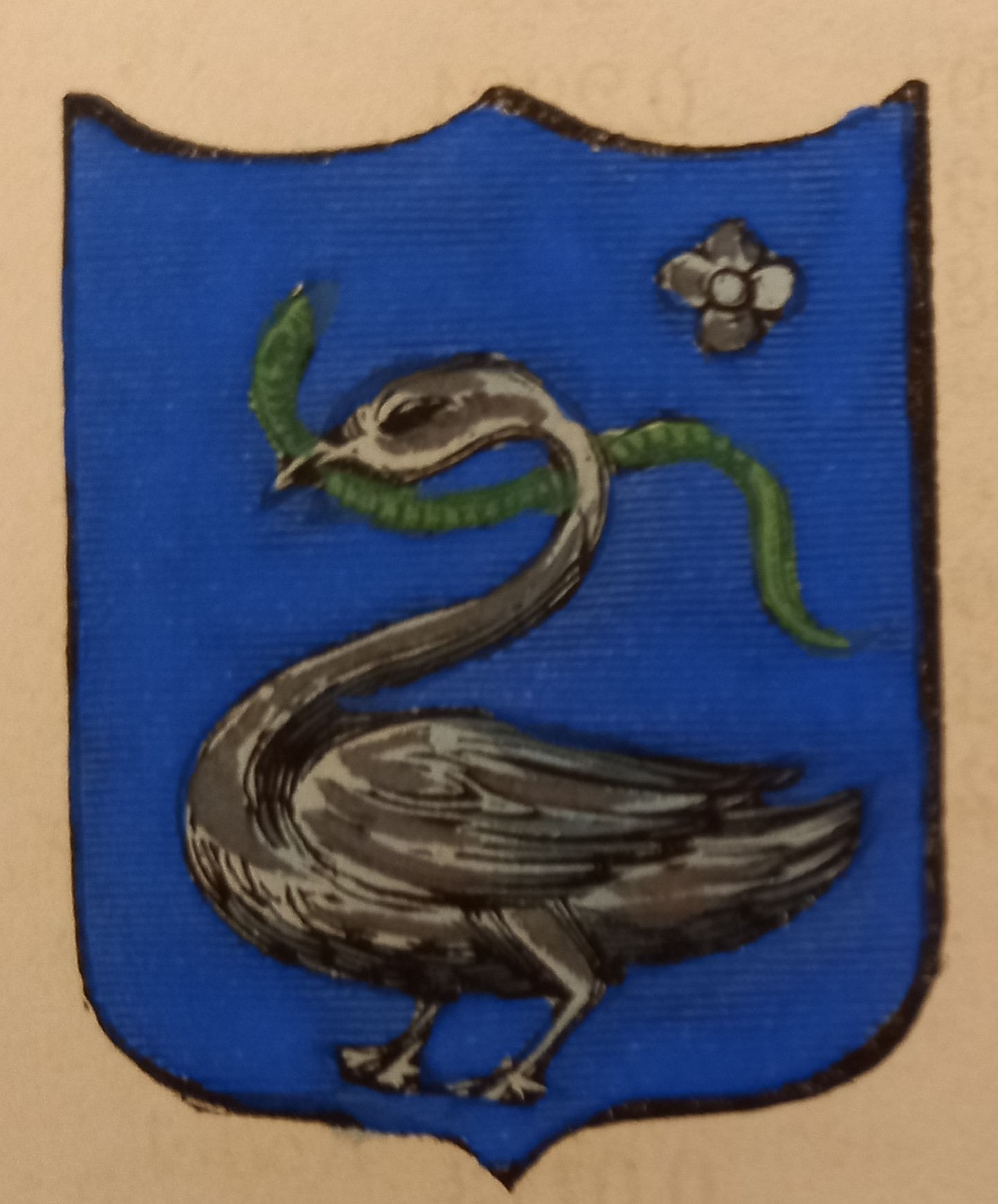 LACEDONIA (PZ). Stemma miniato. 1 pag. di testo.