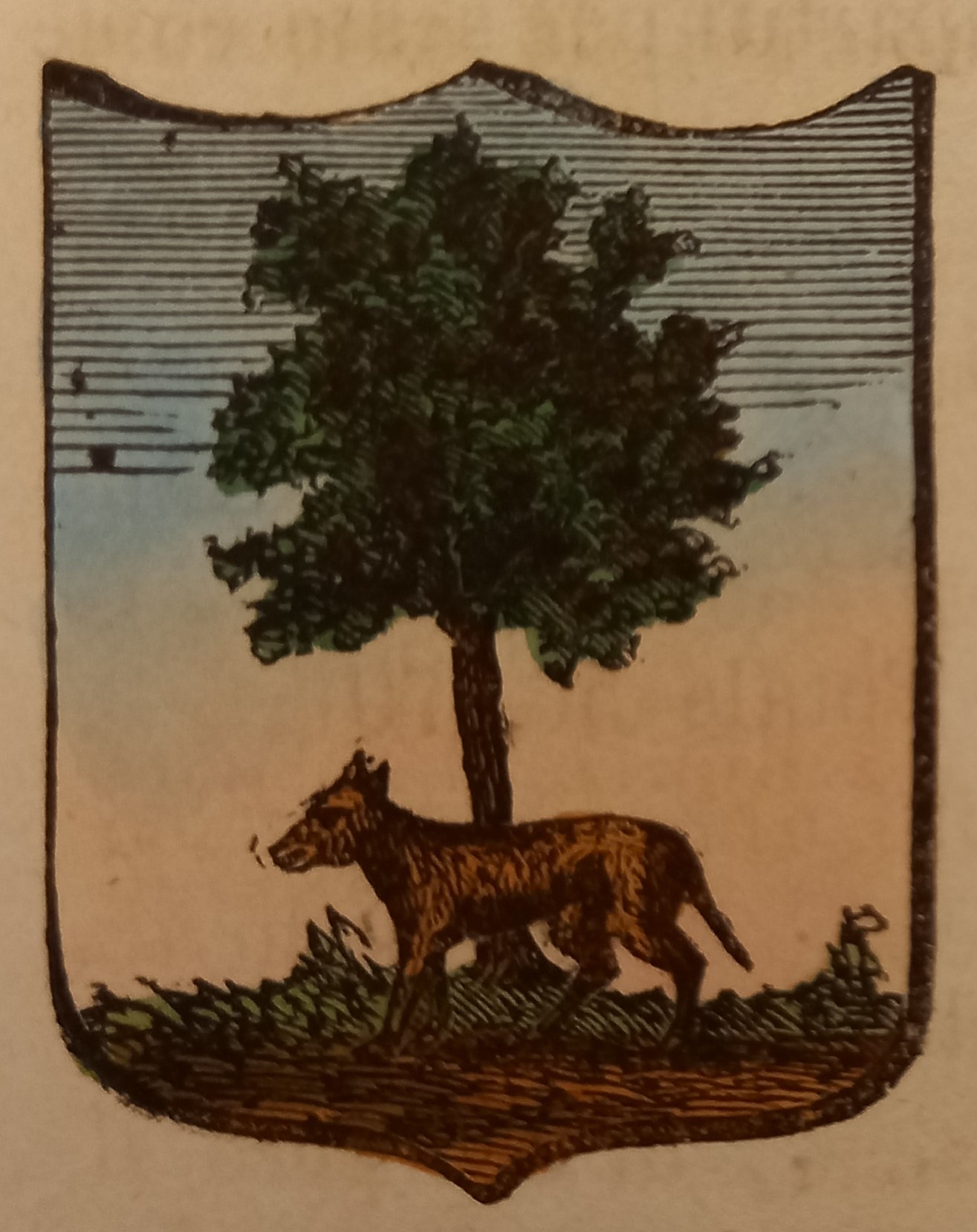 LECCE. Stemma miniato. 4 pagg. di testo.