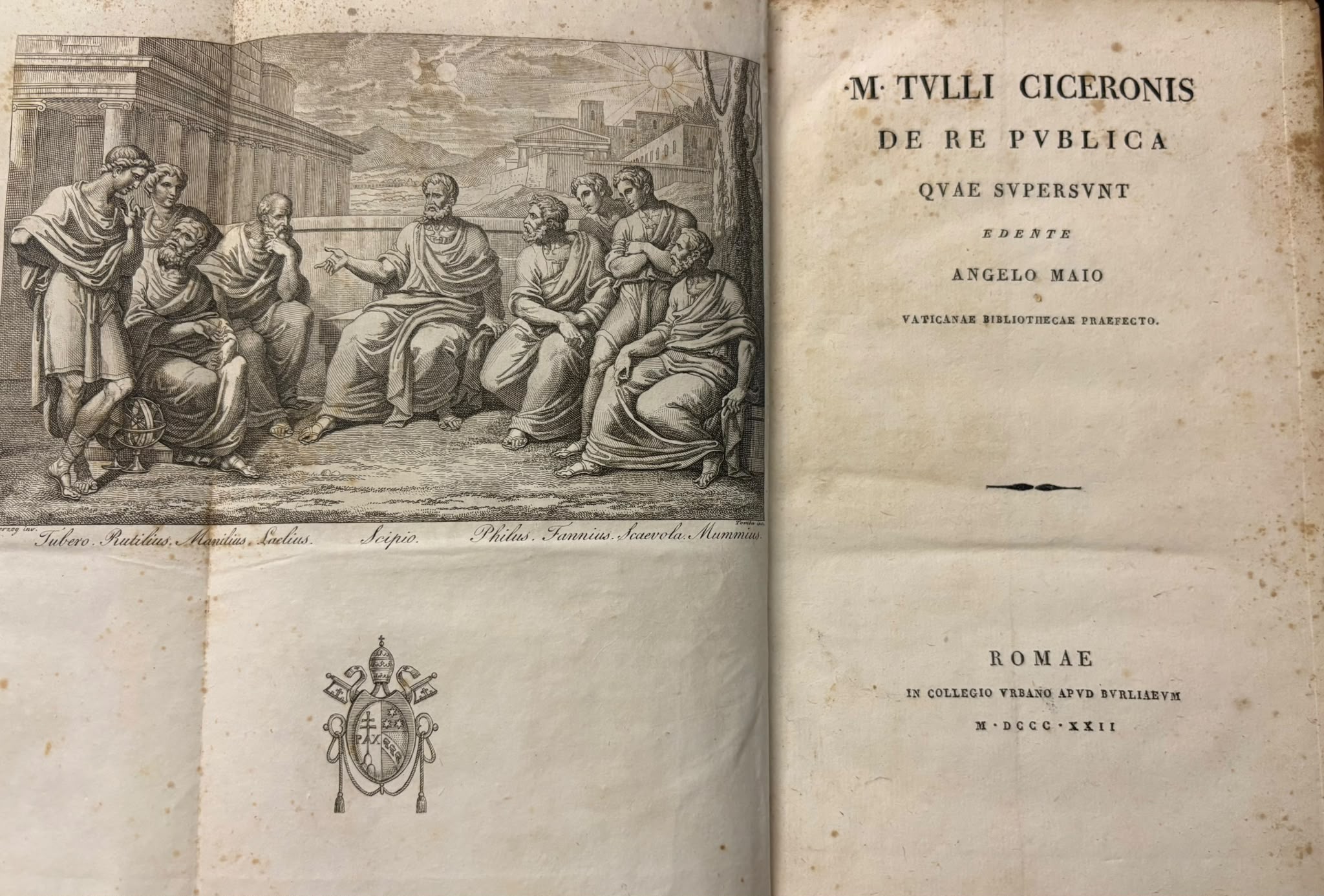 M. Tulli Ciceronis De Re Publica. Quae supersunt. Edende Angelo …