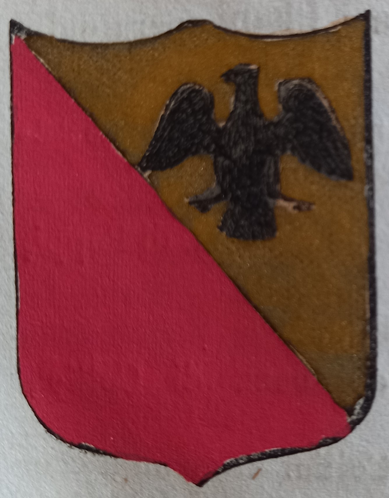 MELZO (MI). Stemma miniato. 2 pagg. di testo.