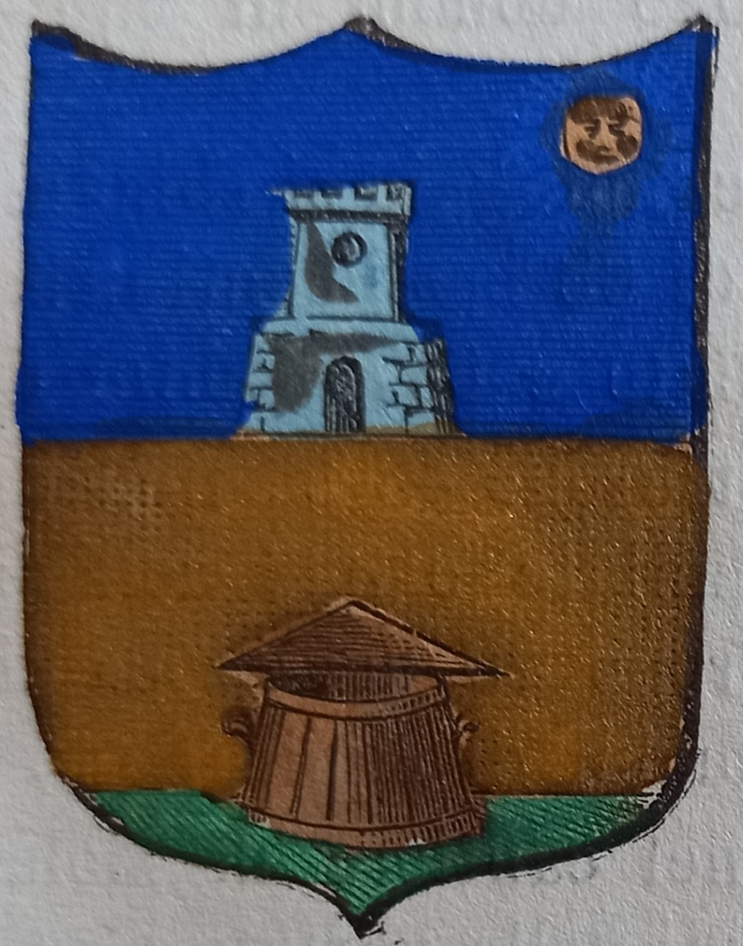 MOIO DELLA CIVITELLA (SA). Stemma miniato. 1 pag. di testo.