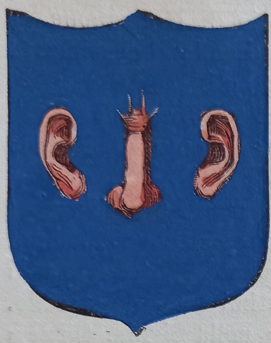 NASO (ME). Stemma miniato. 1 pag. di testo.