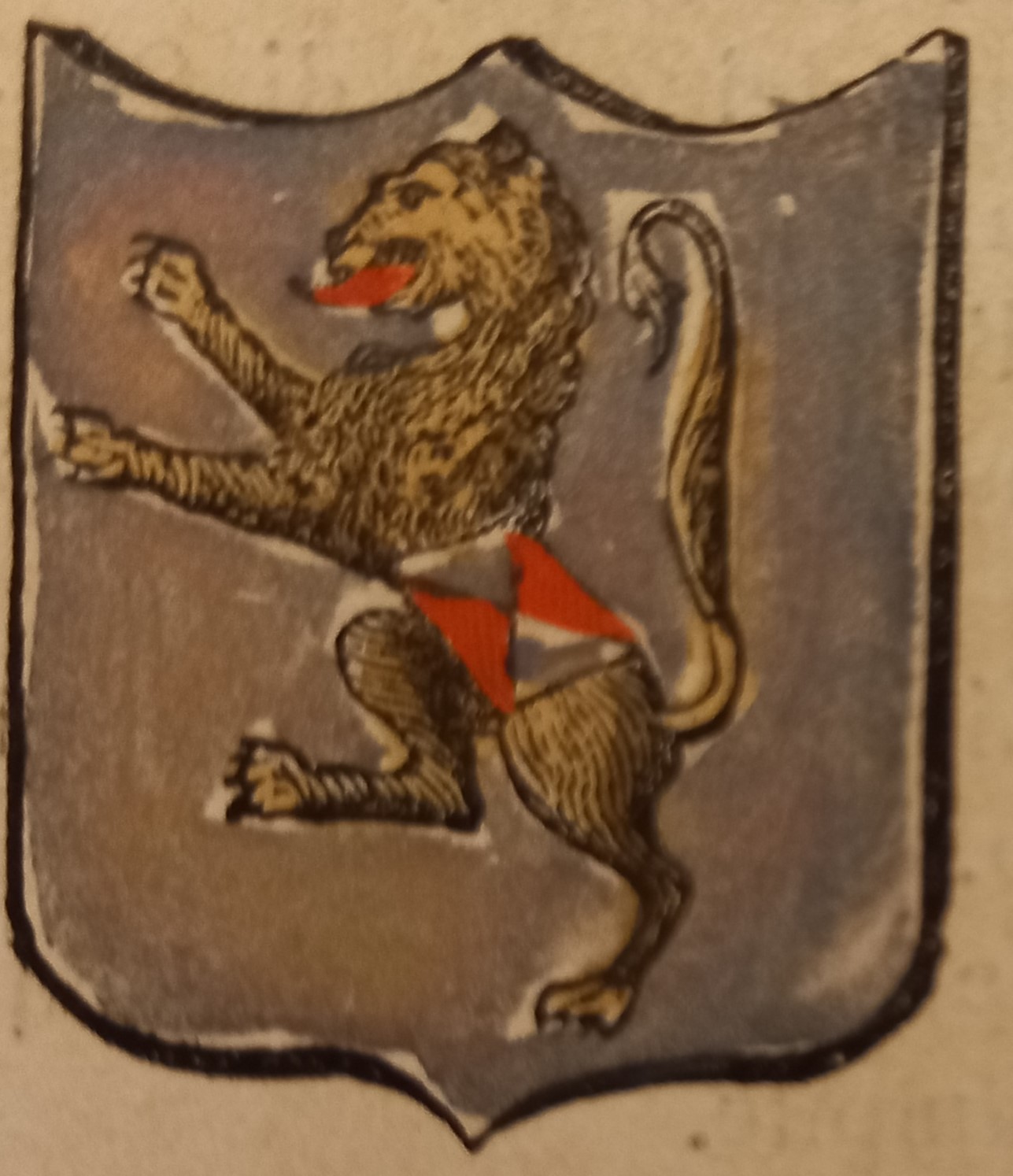 ORTIGNANO (AR). Stemma miniato. 2 pagg. di testo.