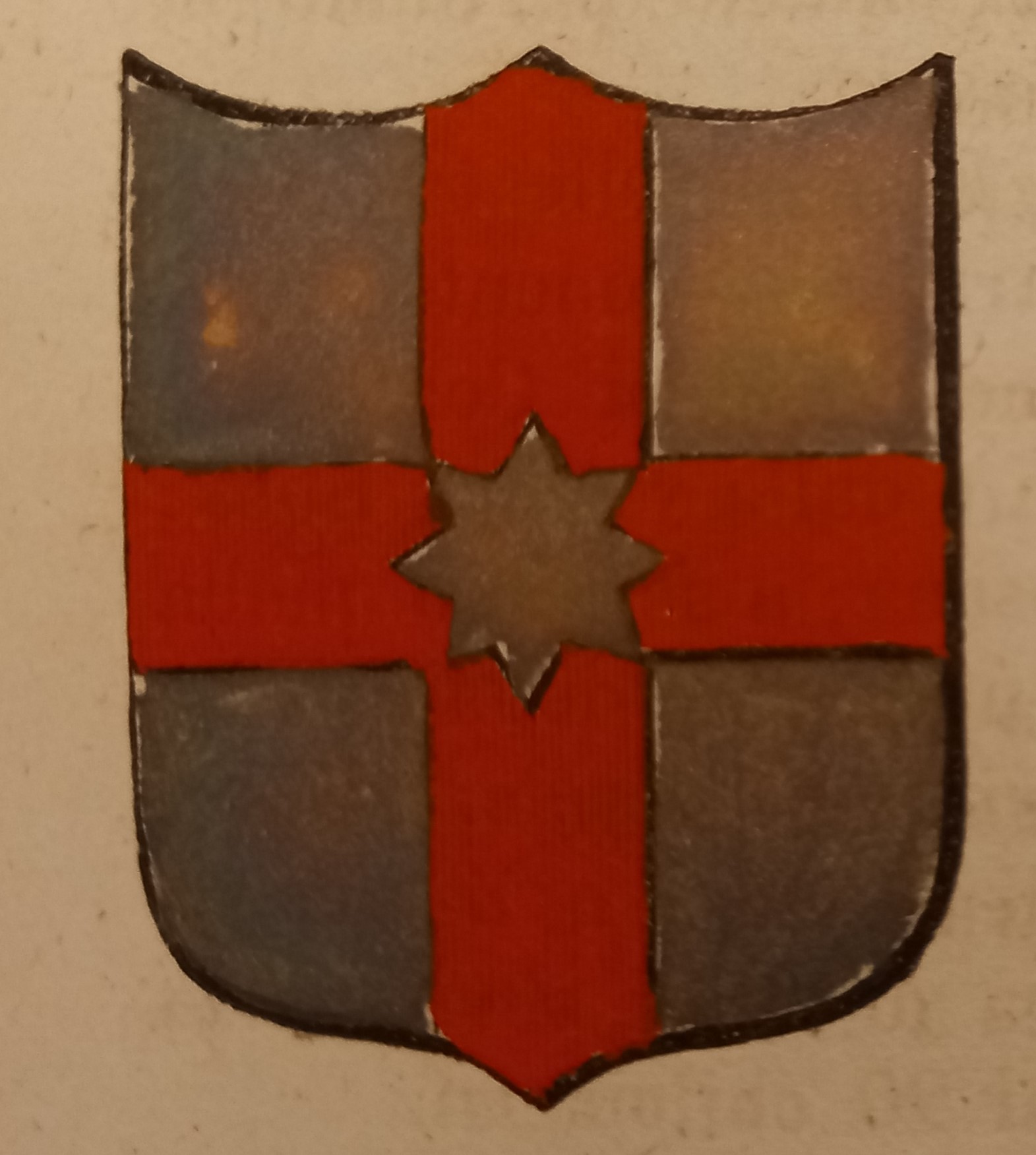 OVADA (AL). Stemma miniato. 2 pagg. di testo.