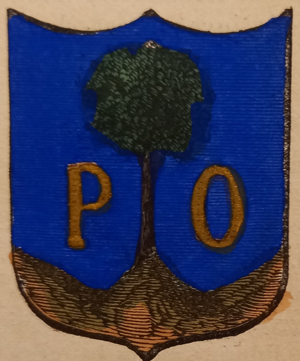 PATERNOPOLI (AV). Stemma miniato. 3 pagg. di testo.