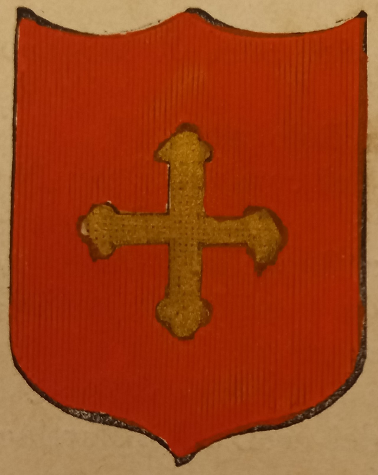 PEROI (Istria). Stemma miniato. 1 pag. di testo.